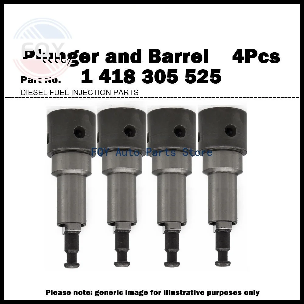 

4X Высококачественный плунжерный элемент насоса для Mercedes Benz W123 W460 240D 240GD OM616, номер детали 1418305525