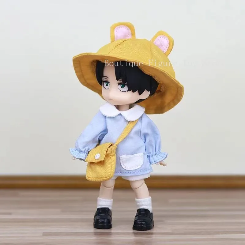 

In Stock ob11 Attack on Titan Levi Ackerman Commoner doll cute Action Figure Anime Model Toy Gift