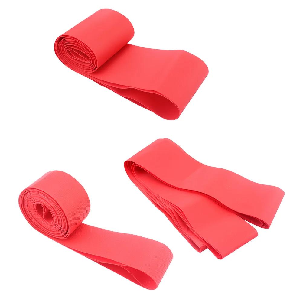 

Tire Cushion Liners Puncture Proof Rim Strip Rim Tape Tires Protector Inner Tube for Road Bike 26 Inch W65 (Red)