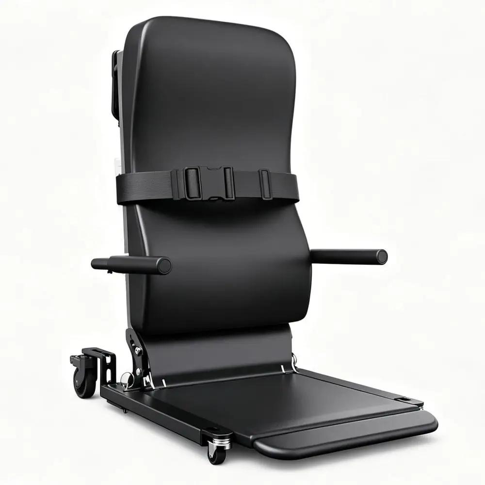 

Portable Electric Lift Chair with 4 Wheels, Ultra-Low Profile, Ergonomic Design, Supports Up to 400 lbs