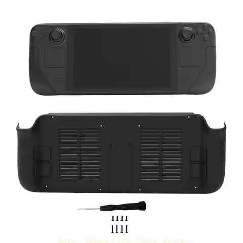 Back Cover for Steam Deck Cooling Rear Housing Case with Kickstand Screws &amp; Screwdriver Shells Game Console Accessories