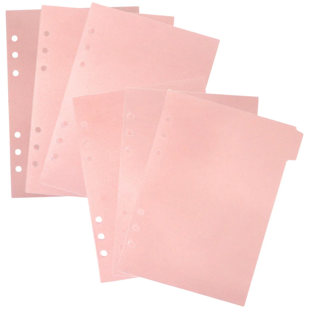 

Binder Paper Wear-resistant Colored Replacement Dividers For Binder Notebook Dividers Colored Page Markers for Notebook Binder