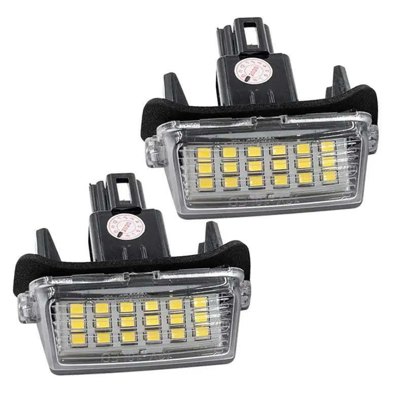 1 زوج سيارة الخلفية LED رقم الترخيص لوحة ضوء 12 فولت صالح لتويوتا GR يارس كورولا E210 بجولة الرياضة يارس XP21 2022 2021 2020