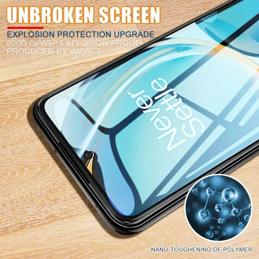 3Pcs Tempered Glass for Oneplus 7 8 9 10 Full cover Screen Protector for Oneplus 7T 9R 9RT 10R 10T Nord Transparent glass Film