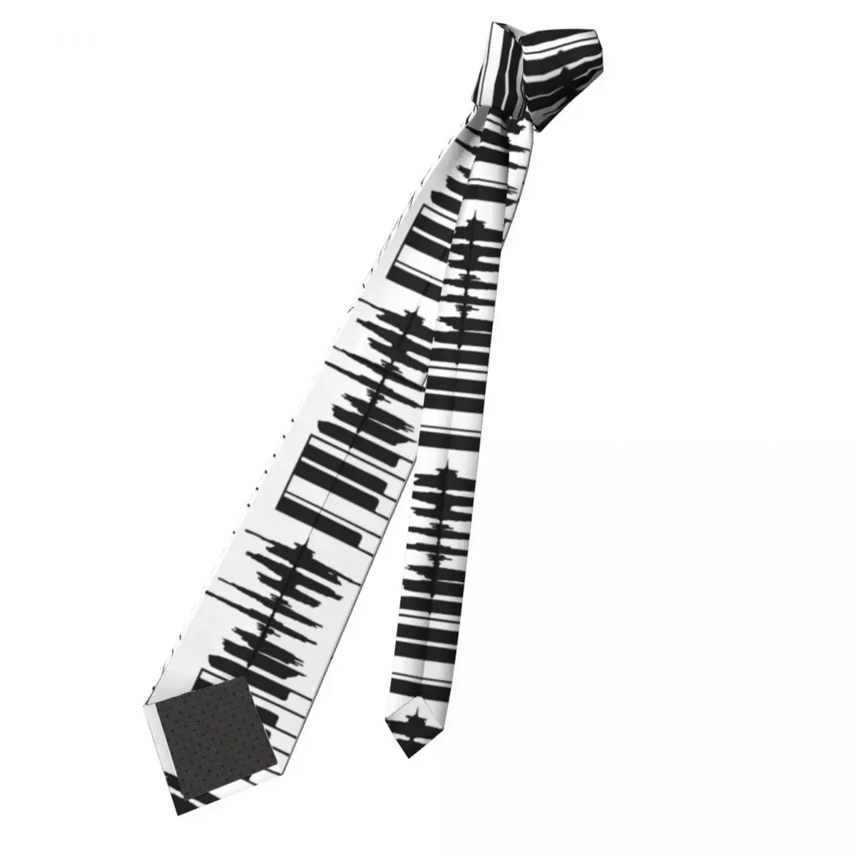 Piano Keyboard Tee Shrit Music Men Necktie  Polyester 8 cm Classic Neck Ties  Accessories Cravat Wedding  Office