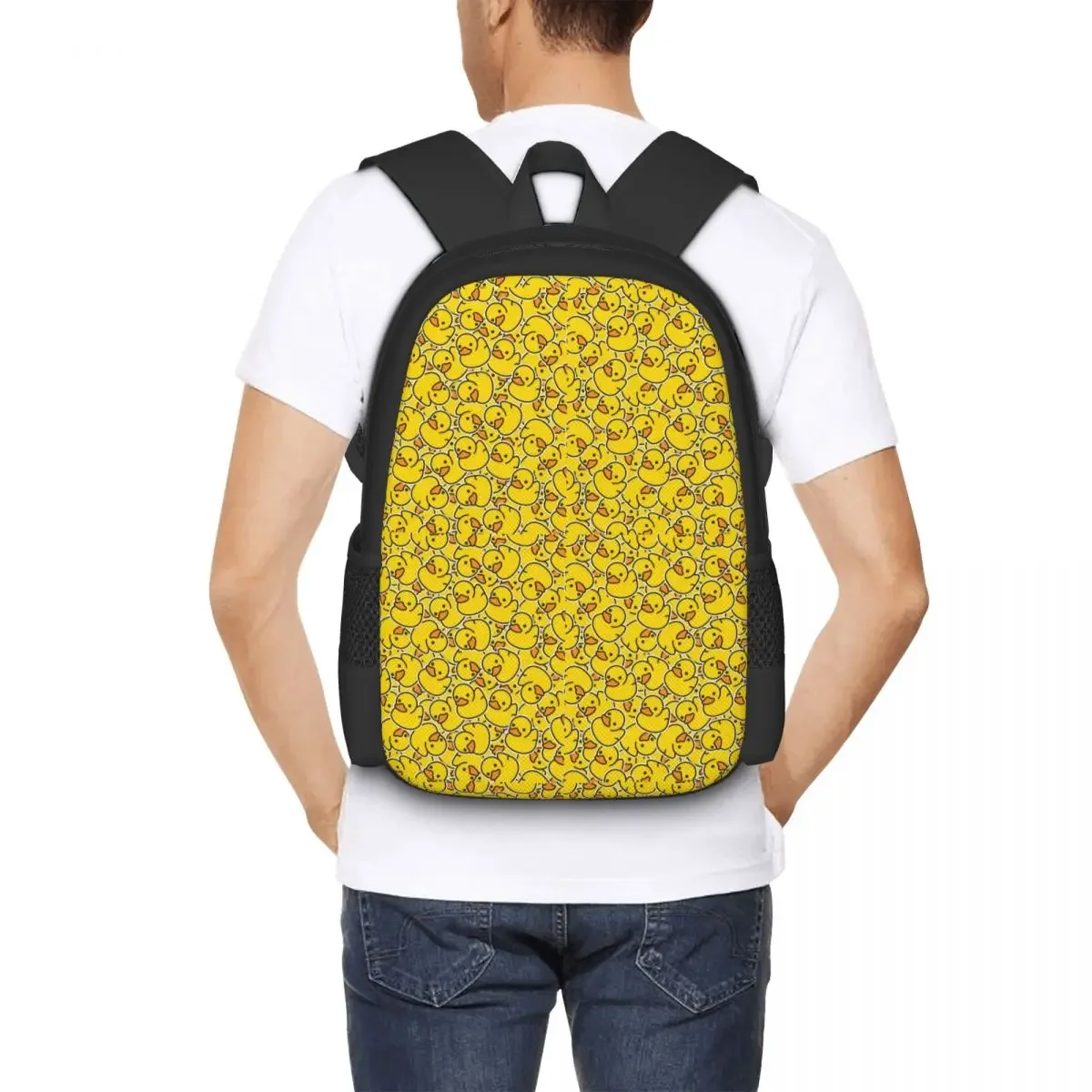 Little Yellow Duck Boy and Girl, Children's Backpack, Laptop, Shoulder Bag