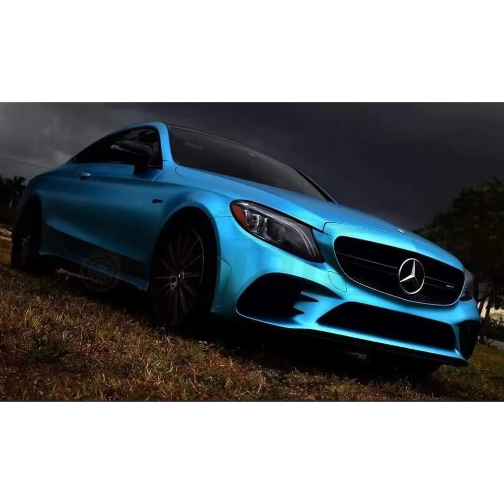

PET Color Change Film Matt Chrome Ultramarine Colored Wrap Films Paint Protection Ppf Car Stickers Paint Protective Wrap Vinyl