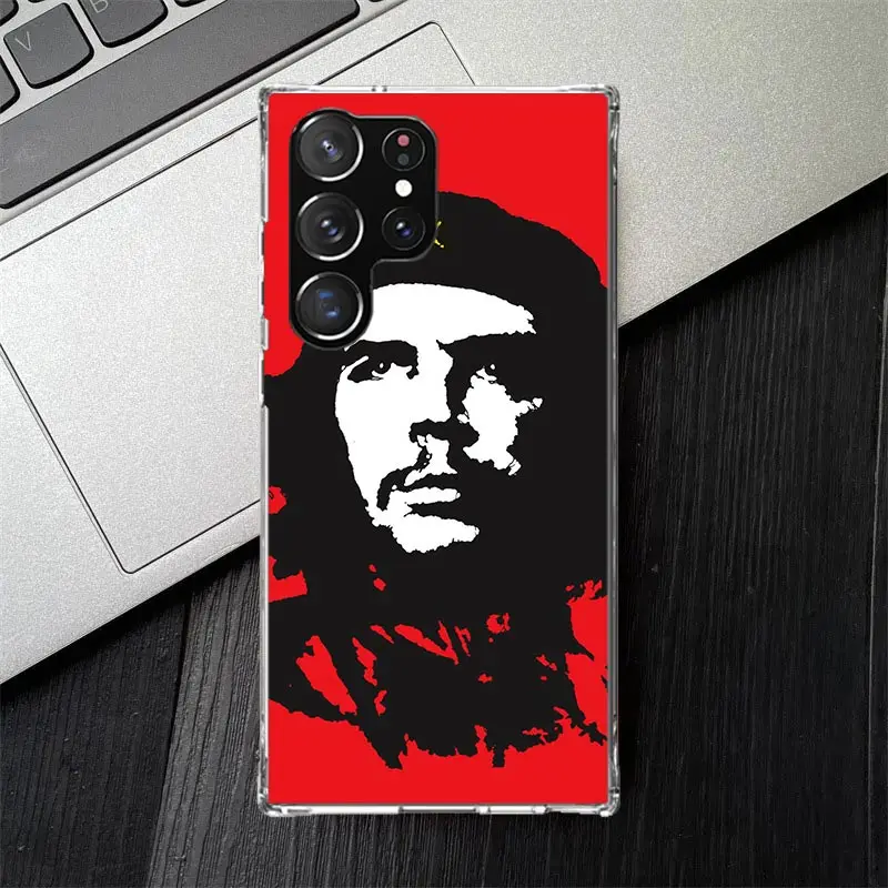 Силиконовый чехол Che Guevara для Samsung Galaxy S24 S23 S22 Ultra S21 S20 FE S10 Plus S10E S9 S8