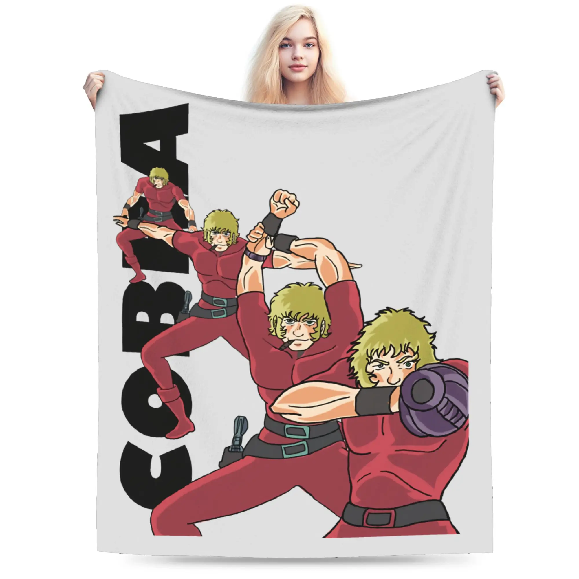 Space Adventure Cobra Blanket Fleece All Season  Portable Warm Throw Blankets for Bed Outdoor Rug Piece