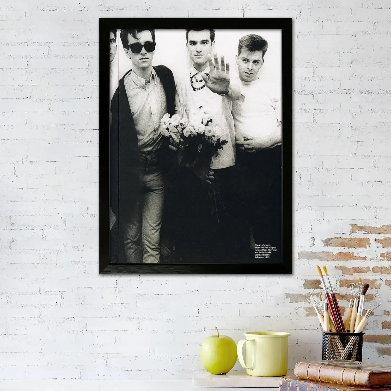 morrissey singer Poster Prints Wall Art Canvas Painting Poster For Modern Family Living Room Home Decor