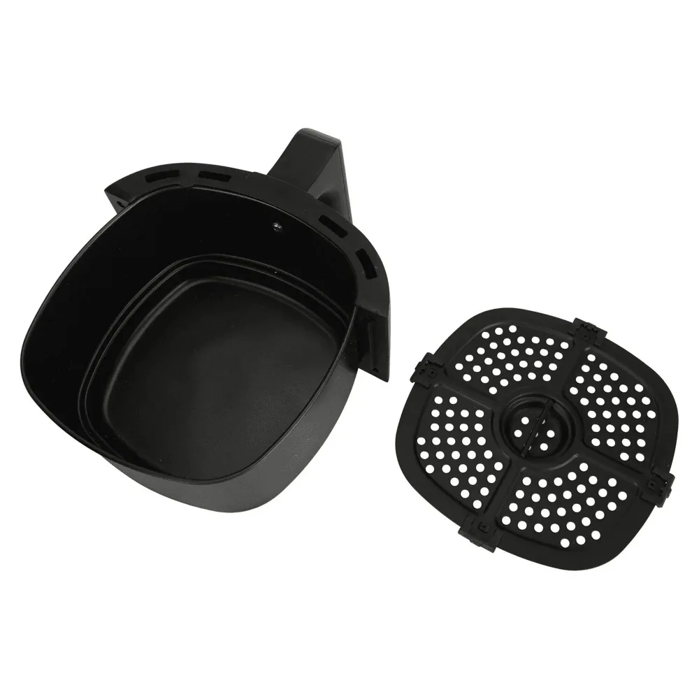 2.2Quart Compact Air Fryer,Non-Stick,Dishwasher Safe Basket,1150W, Black,Height of 10.43 in, Depth of 10.39 in, Width of 8.43 in