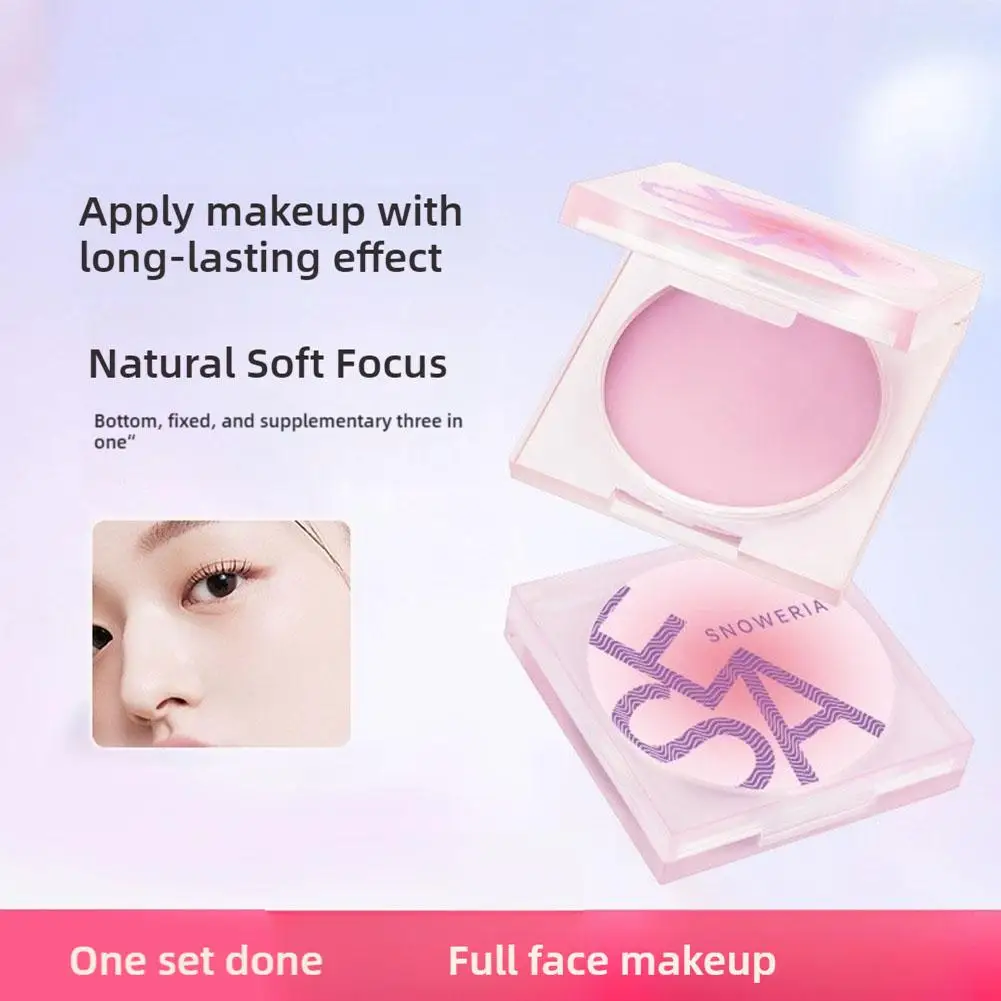 Multifunctional Matte Powder Setting Cream Setting Cream Face Makeup Oil-control Full Coverage Waterproof Natural Makeup Powder