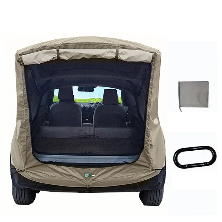 Car Tail Tent camping Outdoor Car Trunk Tent Car Truck Tent Sunshade Rainproof For Outdoor Self-driving Tour Barbecue Camping