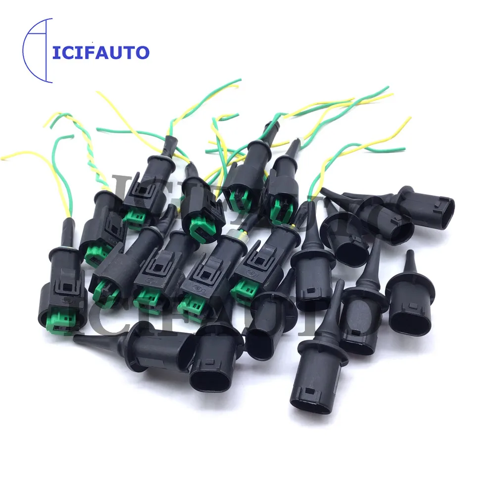 5/10 Outside Ambient Air Temp Temperature Sensor+Connector for Mercedes-Benz A B C E G S SL SLK SLS 0005428418 / 0075421318