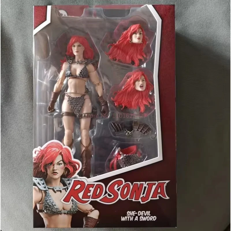 【متوفر 】2025 جديد! شخصية Bfs Red Sonja 1/12 ملحمة ديلوكس، تمثال أنيمي، أصلية قابلة للجمع، لعبة مجسمة، مفصلية