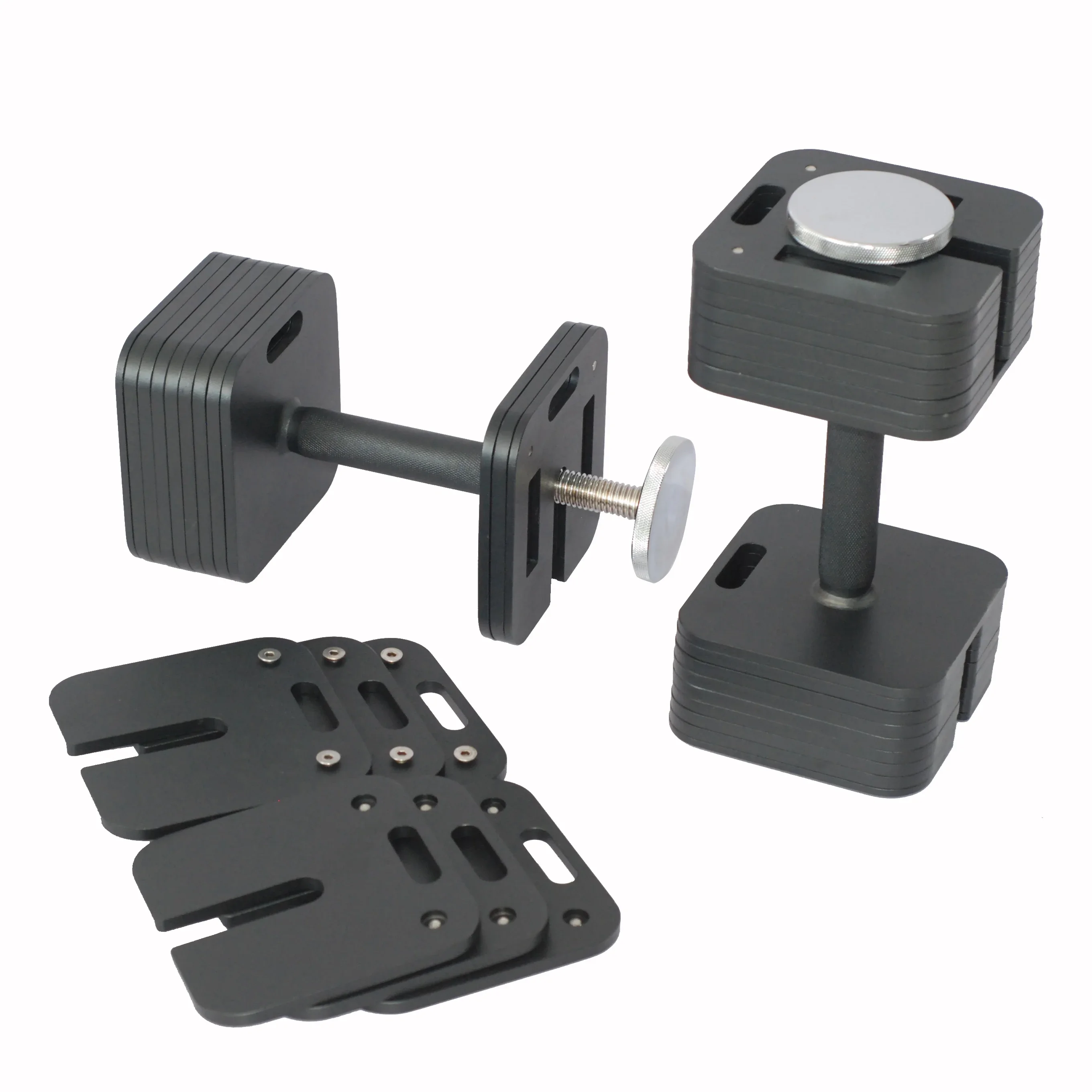 Square adjustable dumbbells for all fitness levels Easy to use 20kg 36kg 39-65kg