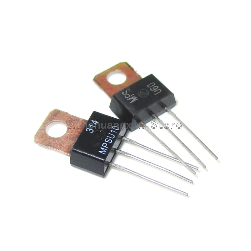 1 paire MPS-U60 MPSU10 MPSU60 MPSU-10 TO-202 300V 0.5A NPN/PNP transistor sortie haute fréquence paire tube