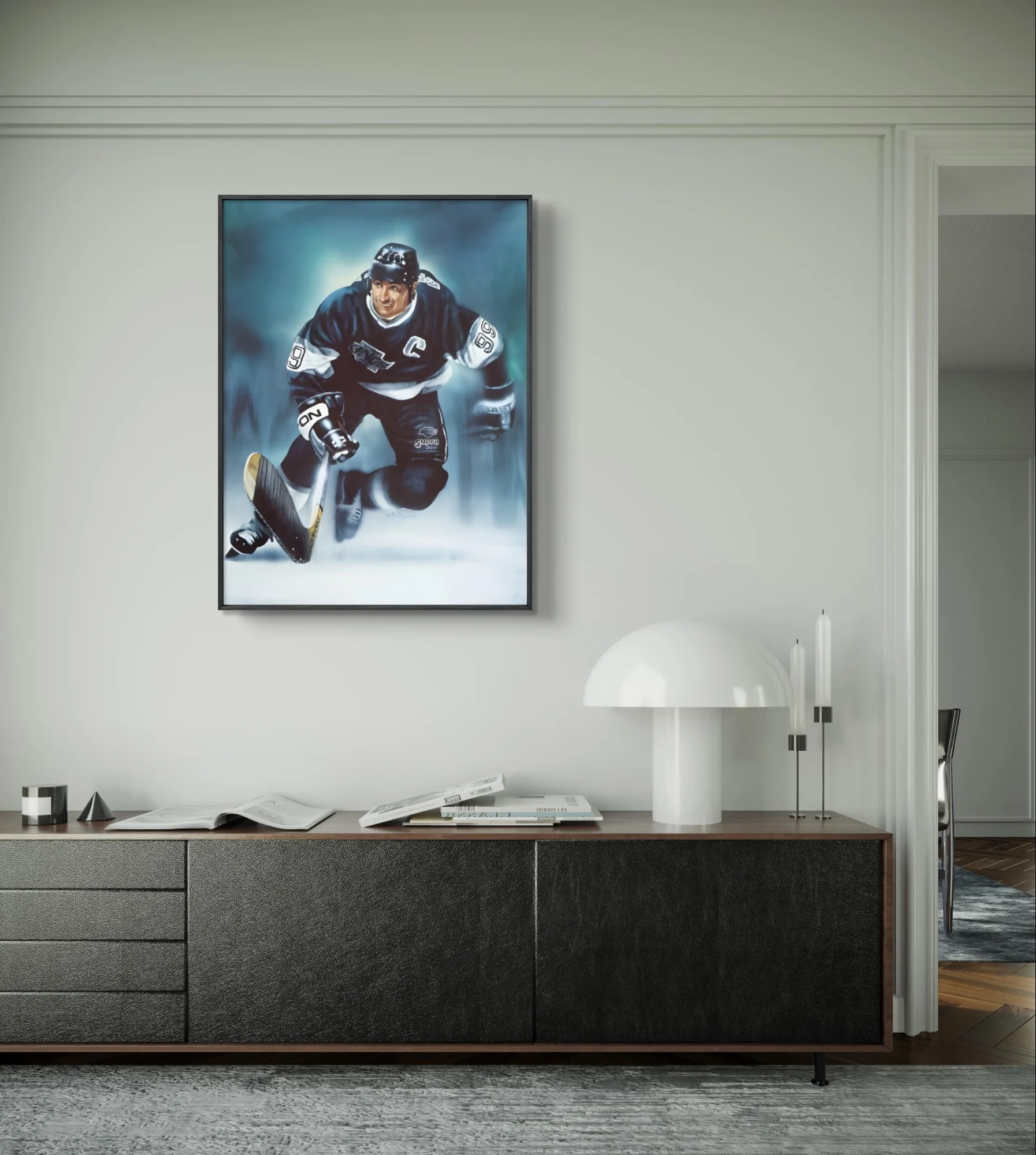 Ice Hockey 5D AB Diamond Painting Kit Sports Star Mural DIY Diamond Embroidery Cross Stitch Adult Handmade Gift Home Wall Decor