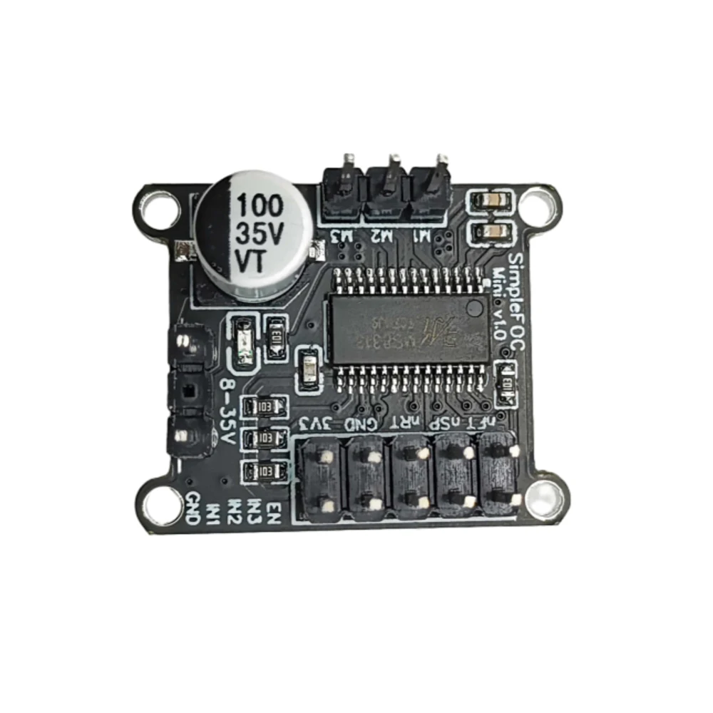 8-30V SimpleFOCMini Brushless DC Mmotor Driver Board FOC Controller SVPWM/SPWM Servo Motor Controller for ESP32/STM32/Arduino