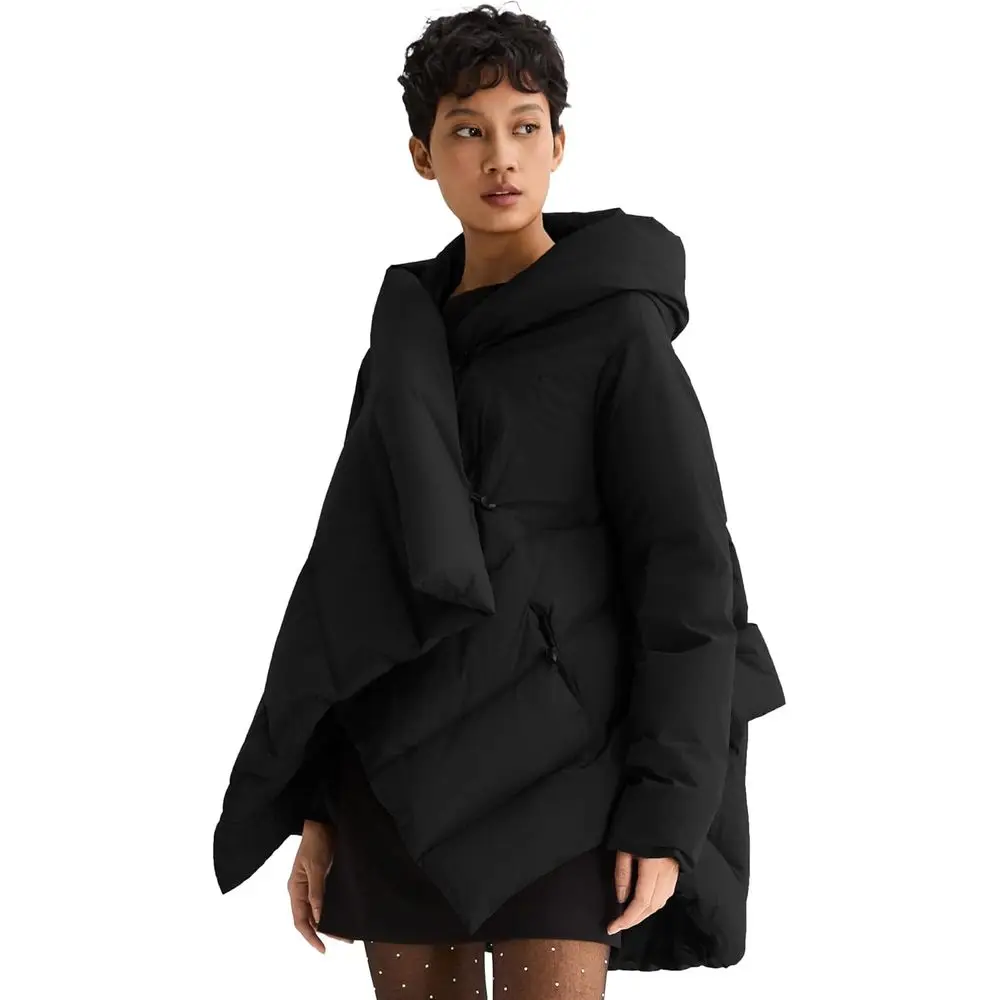 

Женское пуховое пальто, куртка-плащ