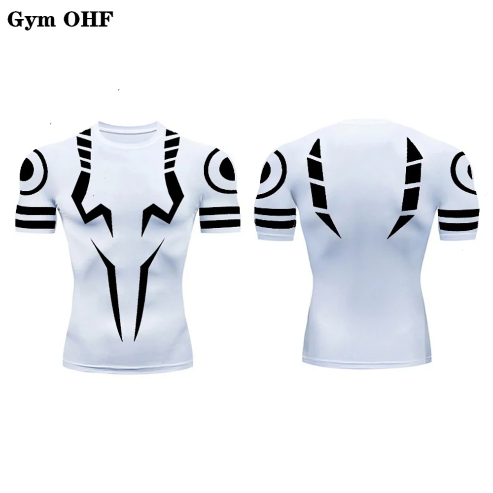 Anime 3D Print New Compression T Shirt Men MMA Rashguard Tops Shirt Men\'s Running Muay Thai Sports Gym Bjj Boxing Jerseys