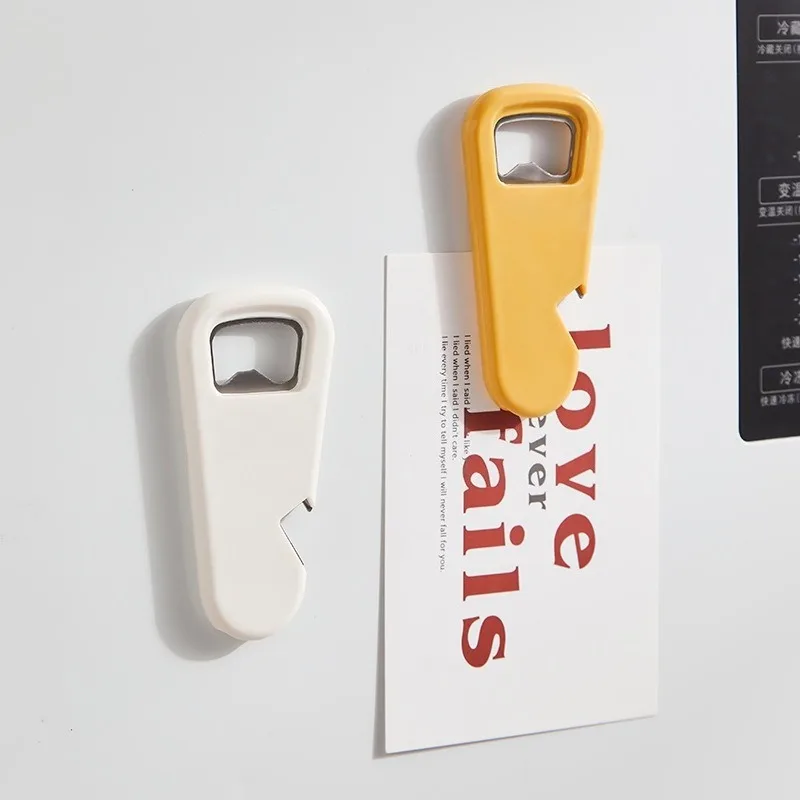 3-in-1 Magnetic Beer Bottle Opener for Easy Storage on The Fridge with Magnet
