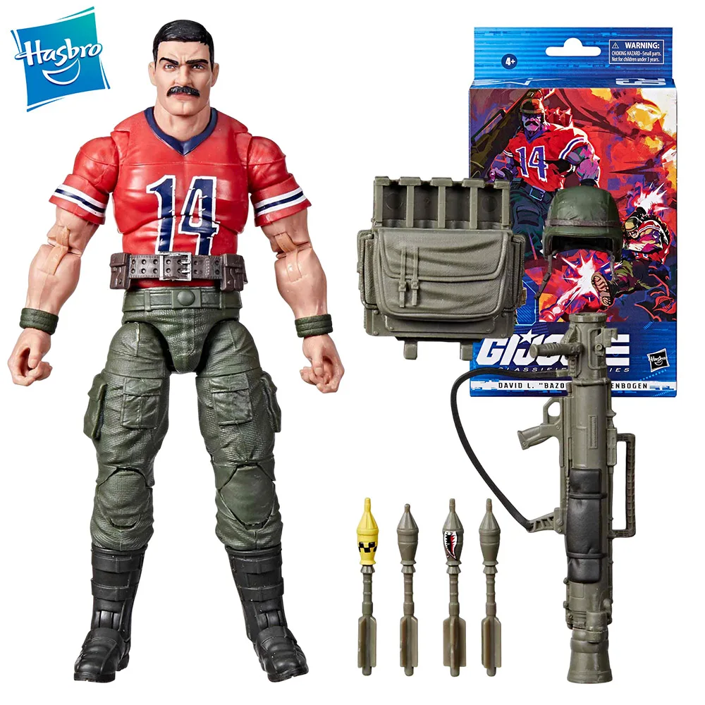 In Stock Original Hasbro G.i. Joe Classified Series David L Bazooka Katzenbogen Anime Figure Action Figure Model Collection Toys