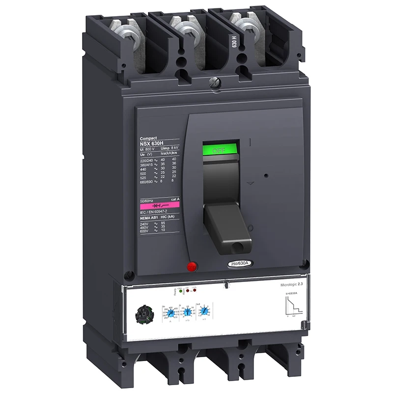 LV432895 MCCB NSX630H Micrologic 2.3 630A 3p3d 70kA Moulded case circuit breaker