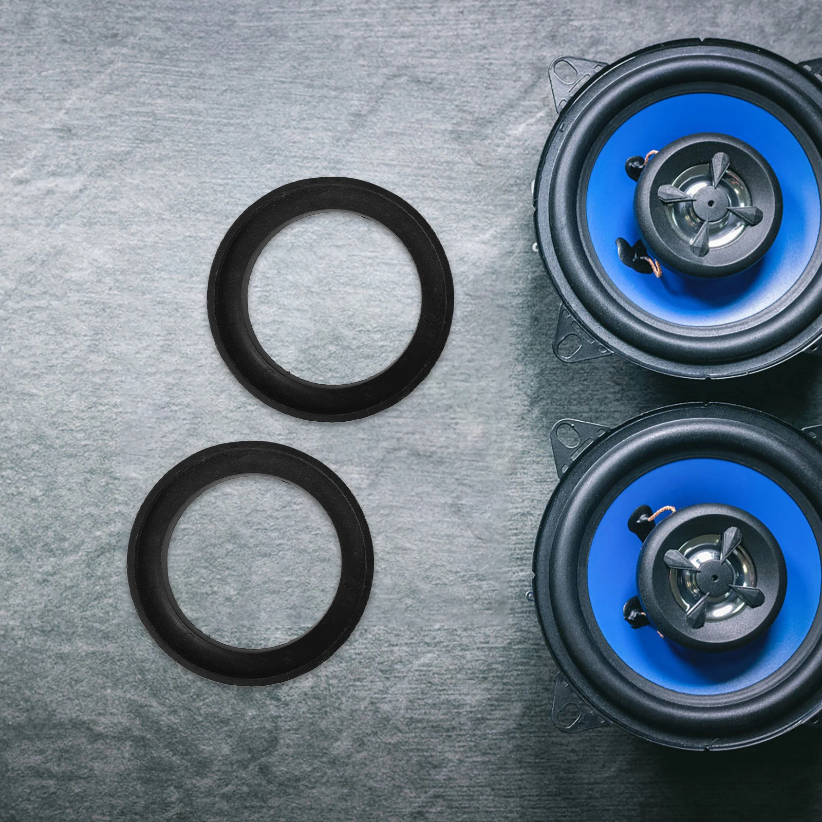 

3.5 Inch Speaker Spacer Rings Car Audio Plastic Pads Door Spacers Stereo Sound Quality Inverted Mold Easy Installation Car