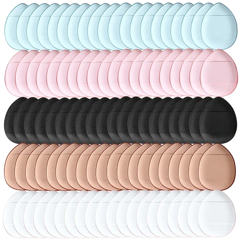 50/100 SZT. Mini Gąbeczki do Makijażu na Palec, Gąbki do Krycia, Podkładu, Poduszki Powietrzne, Narzędzie Kosmetyczne do Użytku na Sucho i na Mokro dla Kobiet, Hurtownia Produktów Upiększających