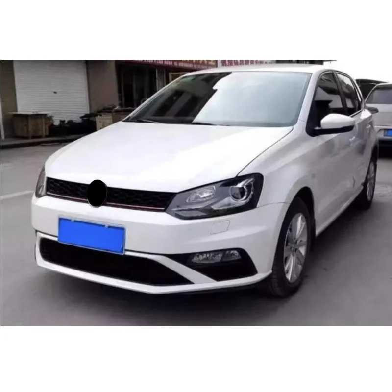 Body kit for Volkswagen vw POLO 11-18 modified unpainted Front bumper rear bumper grille side Skirt Fog lamp surround