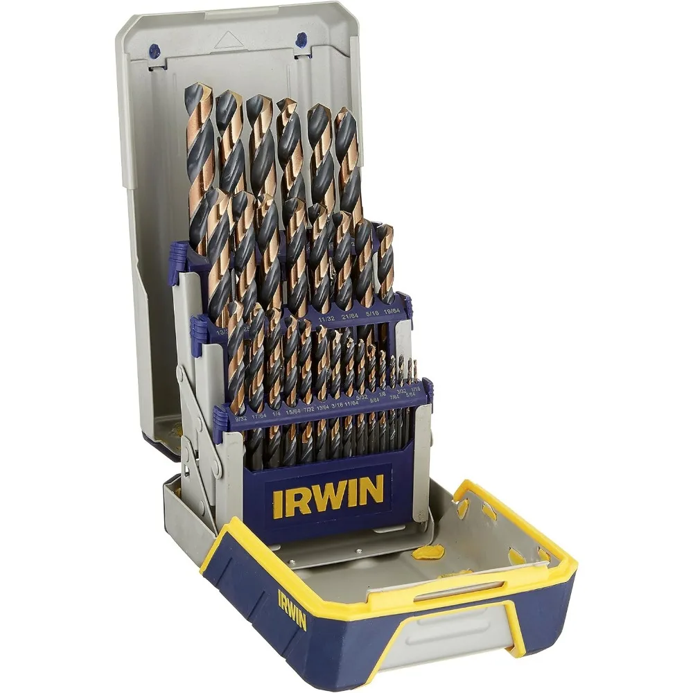 29-Piece High-Speed Steel Drill Bit Set