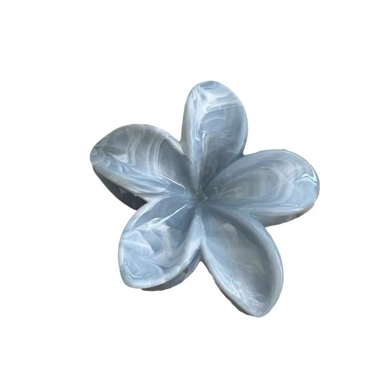 

LH polka dot egg flower grab clip simple temperament semi-tie hair clip hair accessories
