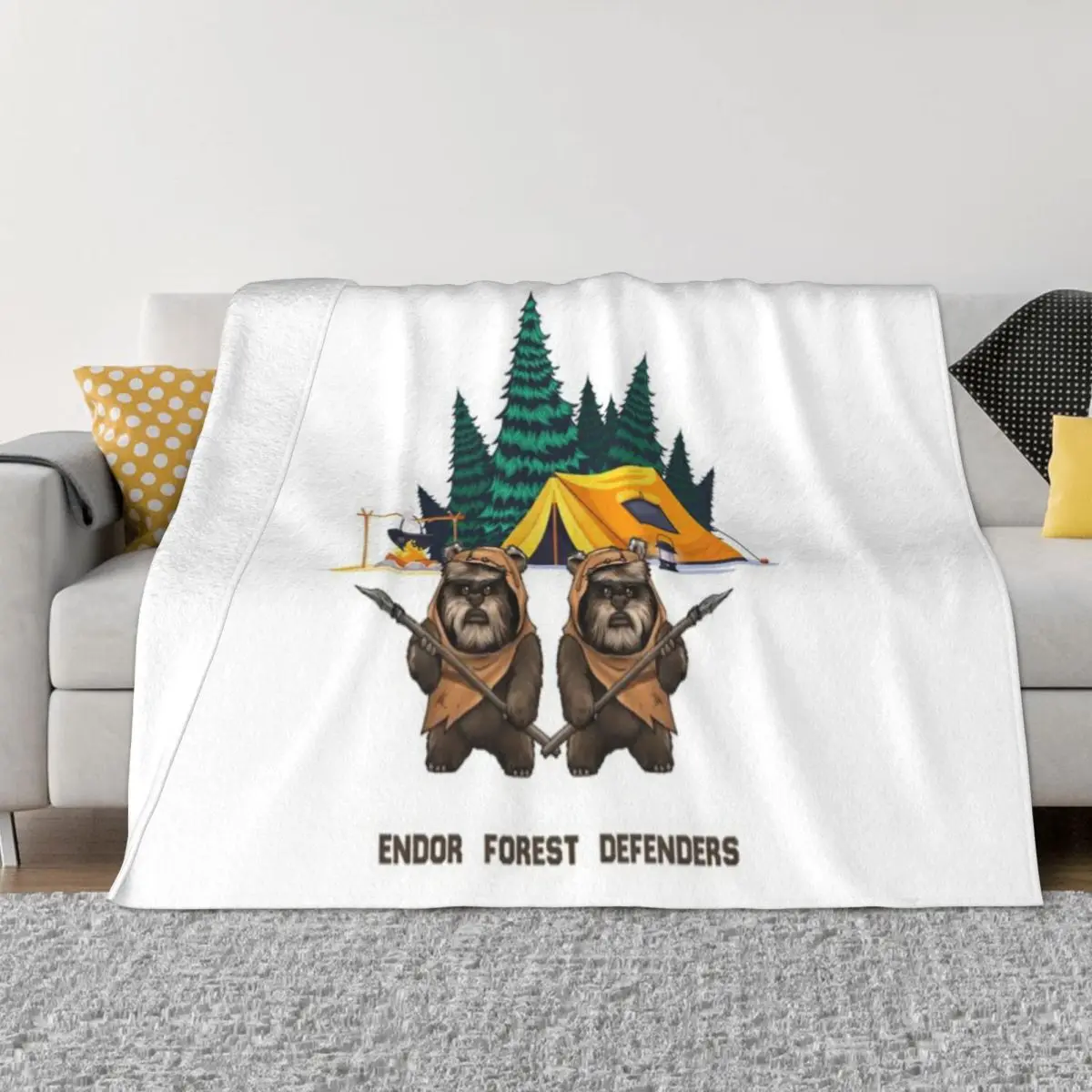 Wicket Ewoks Endor Forest Defenders Летний лагерь Ультрамягкое одеяло из микрофлиса