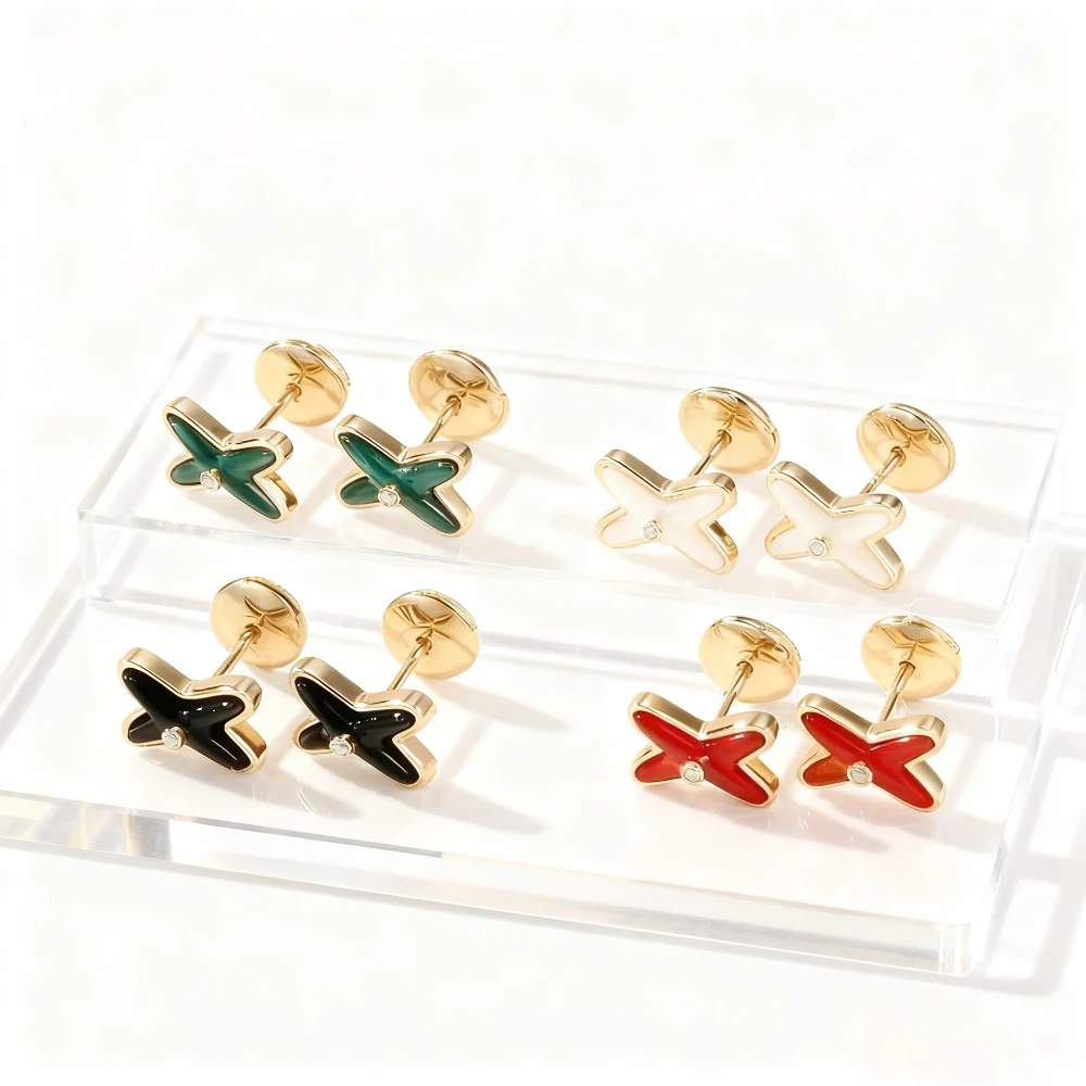 

Модные аксессуары 2025 года. Горячая распродажа. Женские серьги-гвоздики в форме Х, высококачественный муассанит для фестивалей и вечеринок.