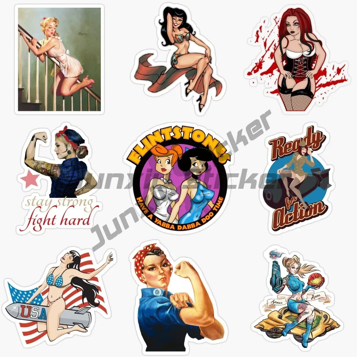 

Сексуальные наклейки с плакатами для девочек, водостойкие наклейки для ноутбука «сделай сам», мотоцикла, багажа, скейтборда, велосипеда, скутера, каяка, виниловая декоративная наклейка