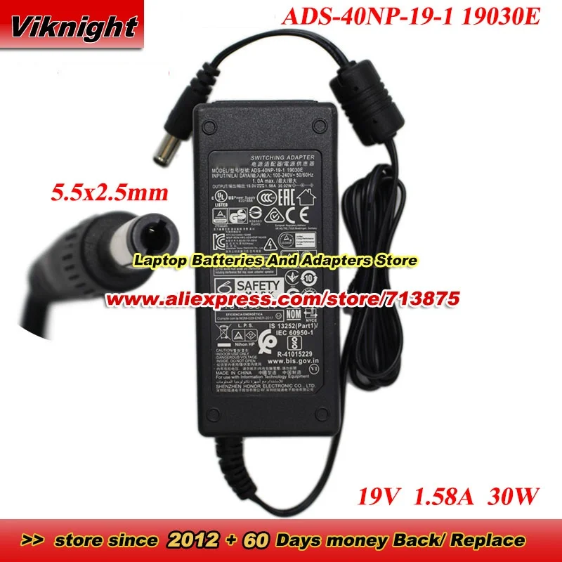 

Оригинальное быстрое зарядное устройство на 30 Вт, 19 в, а, адаптер переменного тока для Hp 23ER, дисплей 22EP, 24F, блок питания для монитора