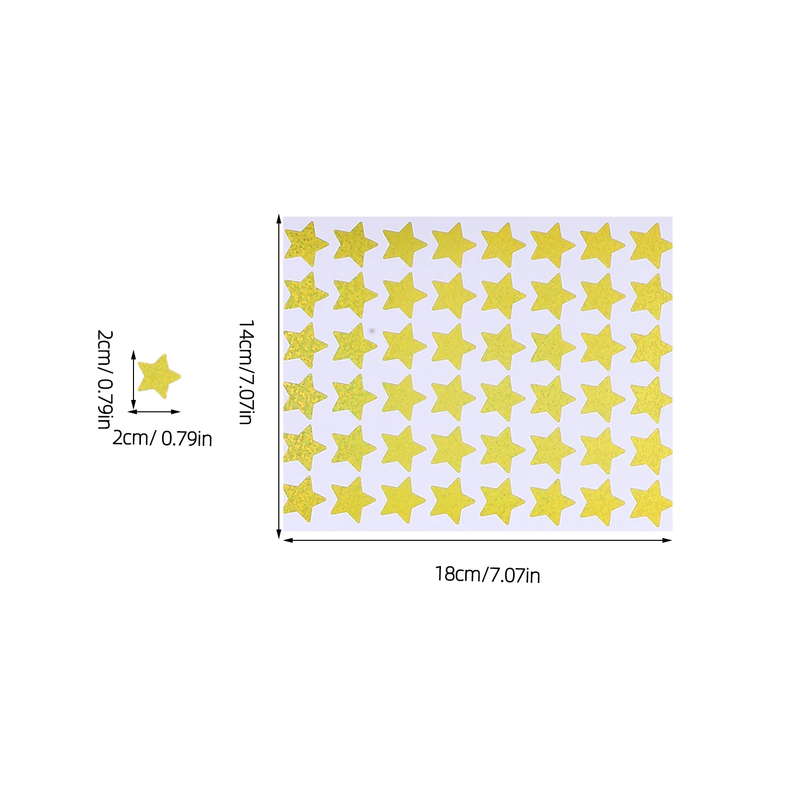 24 Sheets Holographic Small Star Stickers For Reward Glitter Foil Motivational Stickers Classroom Behavior Chart Incentive