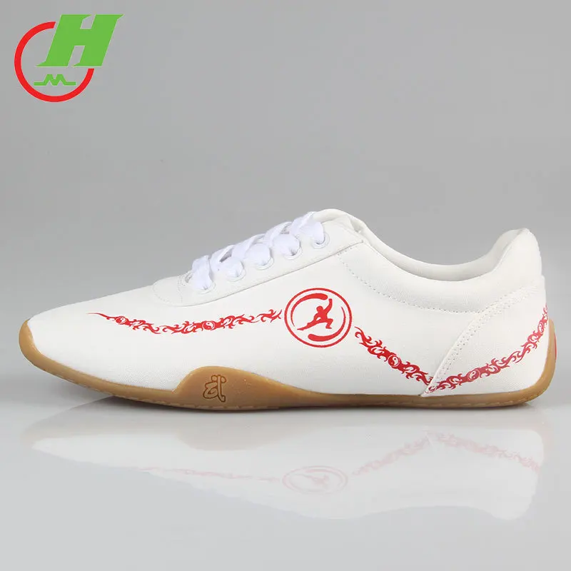 فنون الدفاع عن النفس أحذية رياضية الرجال النساء أسود أبيض Taiji أحذية للجنسين أحذية الكونغ فو أحذية تدريب الصالة الرياضية #3