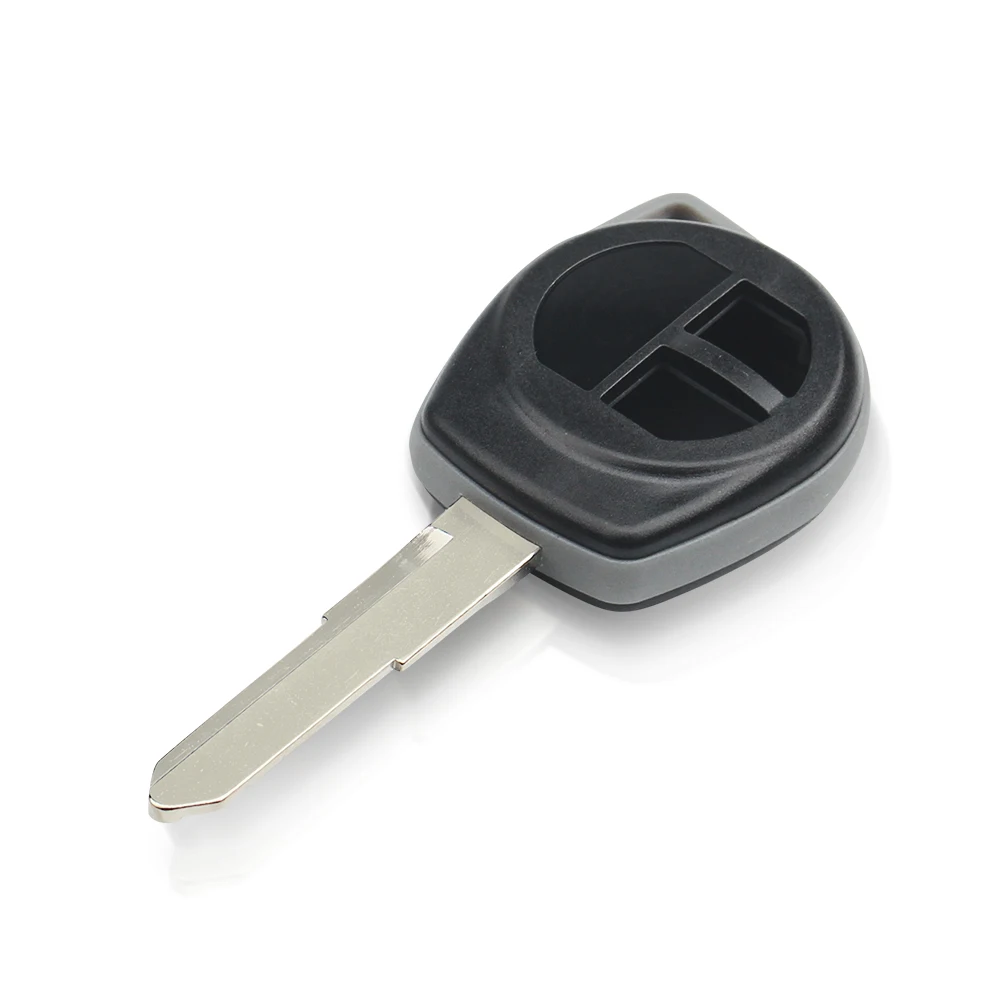 KEYYOU 2 Buttons Remote Car Key Case FOB Shell Fob Housing For Suzuki grand vitara SWIFT SX4 Alto HU133R blade Rubber Button Pad