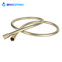 BriskSpring Explosion-proof PEX Shower Hose 1.5M/2M With Brass Connections Flexible Anti-twist Handheld Shower Head Bath Tube