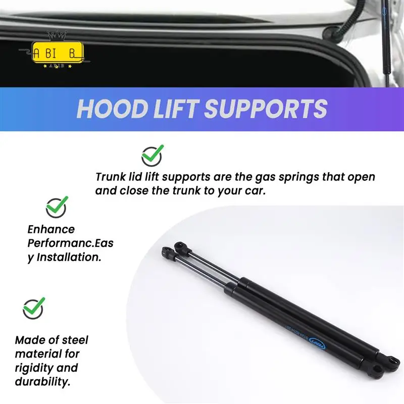 

ABIB -2Pcs Rear Trunk Shocks Lift Strut Support 51248254281 For BMW 3 Series E46 323 325 328 330 M3