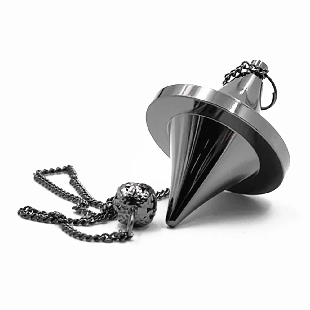 Ya.x Spinning Top Design Reiki Pendulum for Divination,Chakra Testing & Spiritual Energy Brass  Metal Pendulum