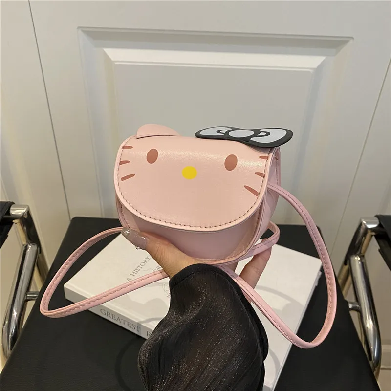 

Hello Kitty женская сумка через плечо универсальная повседневная сумка с рисунком Sanrio сумка через плечо с мультяшным котом мини-сумка через плечо