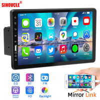 Hippcron 9 inch Car Radio Multimedia Video MP5 Player Universal 1Din HD Touch Screen BT Autoaudio FM Receiver MirrorLink Monitor