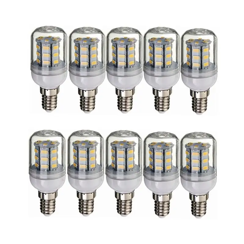 LED Corn Light Bulb 12V 24V , Low Voltage E14 , 3000K Warm White/6000K Cool White , 4W 260-300lm, Small Edison Screw, Dc12-80v