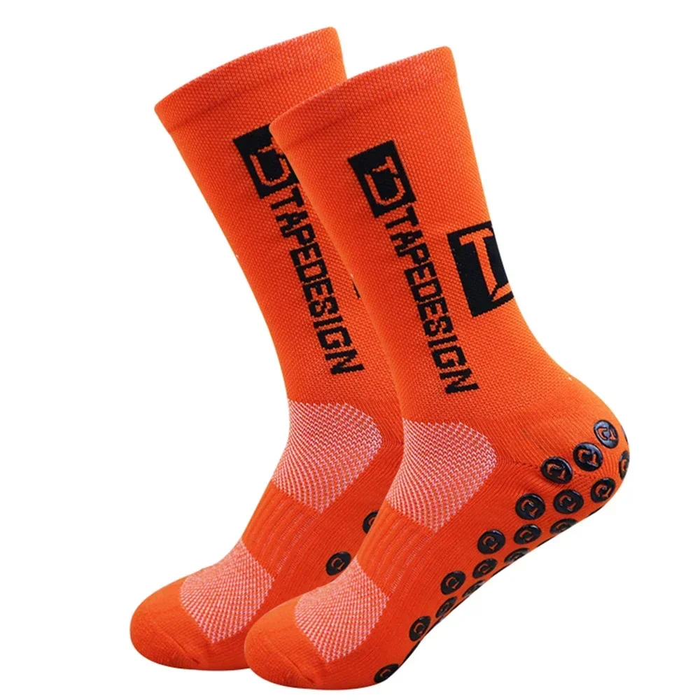 1 Paar rutschfeste Fußballsocken für Herren, rutschfeste Griffe, Fußball, Basketball, Sport, Radfahren