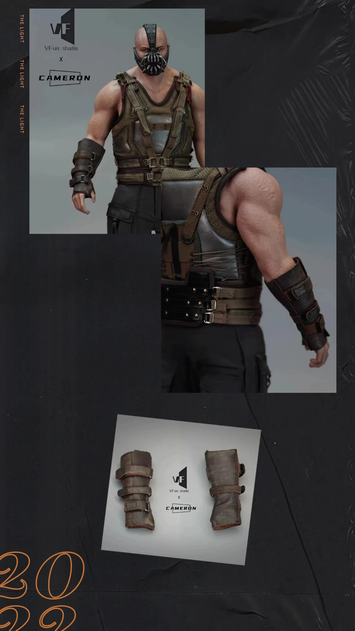 

【No Figure】1/6 Scale Male Soldier Clothing Accessories Hand-sewn Leather Wristband For 12''Action Figure Model Fit Bat Hero