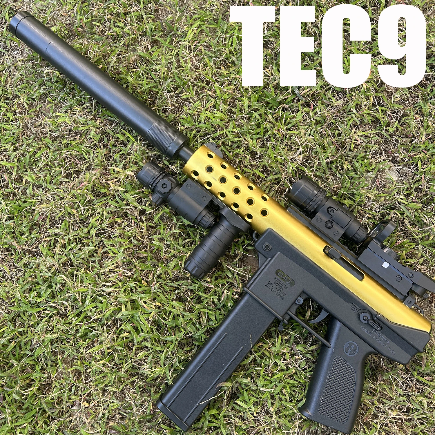 Foam Dart Gun - 2026 Model Tec9 Electric High-Speed Rapid-Fire
