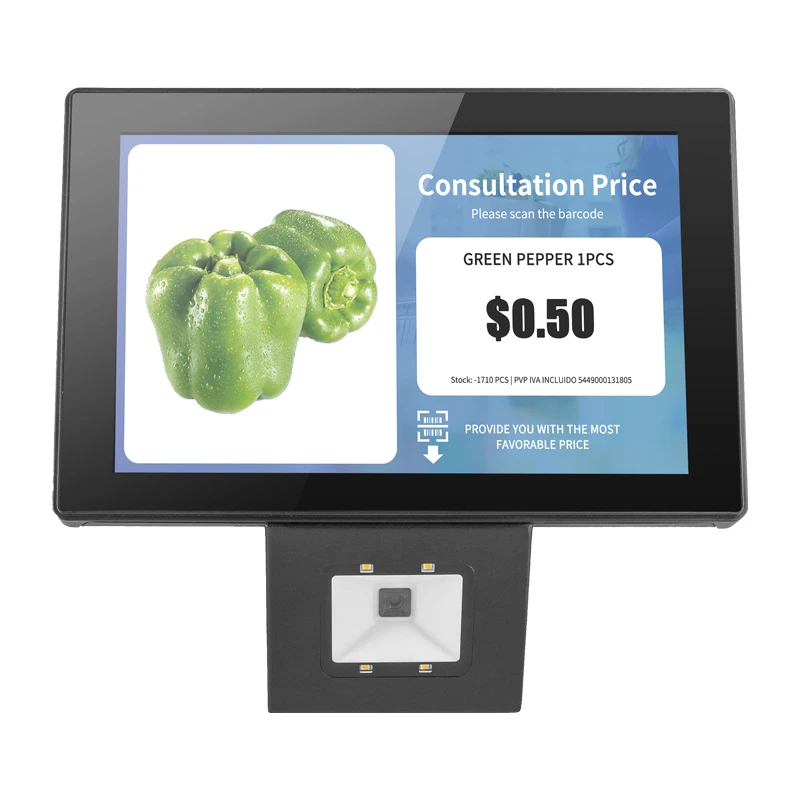 

10.1 Inch Barcode Scanner High Quality Price Checker OEM Price Barcode Checking Machine